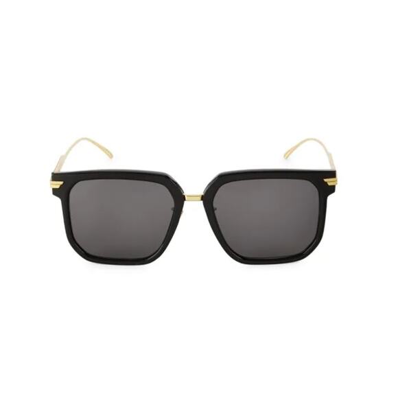 Bottega Veneta 57MM Square Aviator Sunglasses